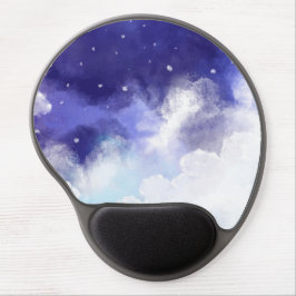 Mouse Pad De Gel Belas artes do abstrato do céu nocturno da