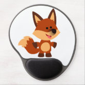 Mousepad Raposa bonito dos desenhos animados de Kawaii