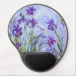 Mouse Pad De Gel Claude Monet - Lilac Irises / Iris Mauves<br><div class="desc">Lilac Irises / Iris Mauves - Claude Monet,  1914-1917</div>
