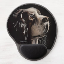 cocker spaniel gel suporte de rato