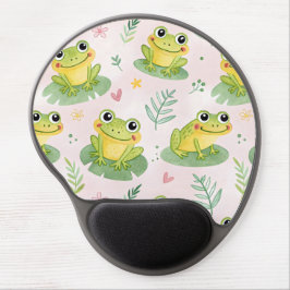 Mouse Pad De Gel Cute frogs Pattern