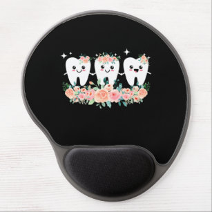Mouse Pad De Gel Dentista Dental Assistant Dente Dente Higienista O