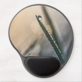 Mouse Pad De Gel Dew Droplet on Grass Floreal Foto