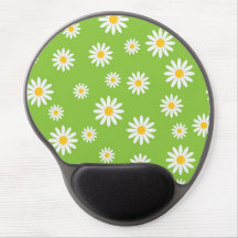 Ergonomic Gel Mouse Pad – Fresh Daisy Green