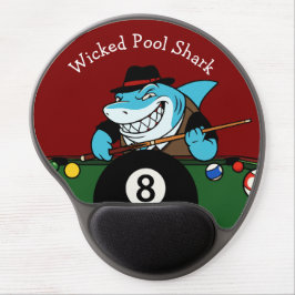 Mouse Pad De Gel Funny Wicked Pool Shark Cool 