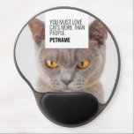 Mouse Pad De Gel Gatos Engraçados | Fotografia e texto personalizad<br><div class="desc">Crie facilmente a sua própria fotografia e envie o seu texto Gel Mouse Pad! Um presente de Natal legal e na moda personalizado para novos cães,  gatos,  coelhos e quaisquer donos de animais de estimação bonitos.</div>