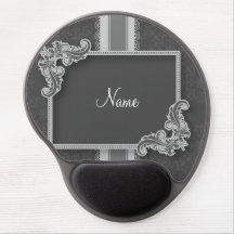 Gel personalizado Mousepad do vintage damasco