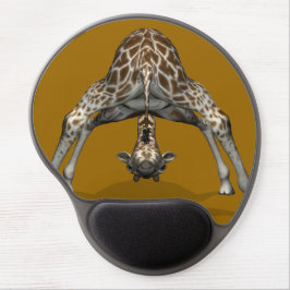 Mouse Pad De Gel Girafa Flexível Testemunha