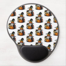 Halloween Gnome Gel Mousepad