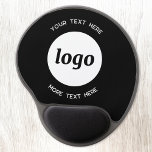 Mouse Pad De Gel Logotipo simples e Promocional de texto para empre<br><div class="desc">Logotipo simples e texto personalizado para sua empresa. Substitua o logotipo e o texto por você para personalizar e remova qualquer texto,  se preferir. Minimalista e profissional para refletir sua marca.</div>