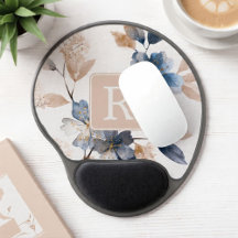 Modelo de Monograma de Flor Bonita Personalizado