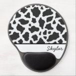 Mouse Pad De Gel Nome Curso Personalizado de Impressão de Animais d<br><div class="desc">Este é um 'Pad' do Rato Gel de Nome Cursivo Personalizado para Impressão de Vaca Animal!</div>