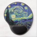 Mouse Pad De Gel Starry Night por van Gogh<br><div class="desc">Que tal um produto que é completamente seu,  que você pode design e mudar como quiser? Você pode personalizar este produto com ferramentas muito fáceis.</div>