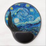 Mouse Pad De Gel Van Gogh está no Starry Night<br><div class="desc">Starry Night,  famosa pintura de Vincent van Gogh.</div>
