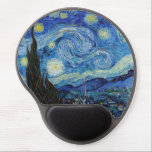 Mouse Pad De Gel Vincent Van Gogh Starry Night Vintage Fine Art<br><div class="desc">Vincent Van Gogh Starry Night Vintage Bice Art Mouse Pad</div>