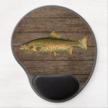 Vintage Rainbow Trout Gel Mouse Pad