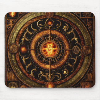 Mouse Pad de Impressões abstrato"