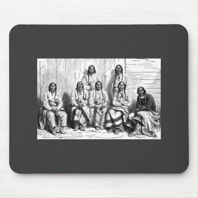 Mouse Pad de Índios Americanos (Frente)