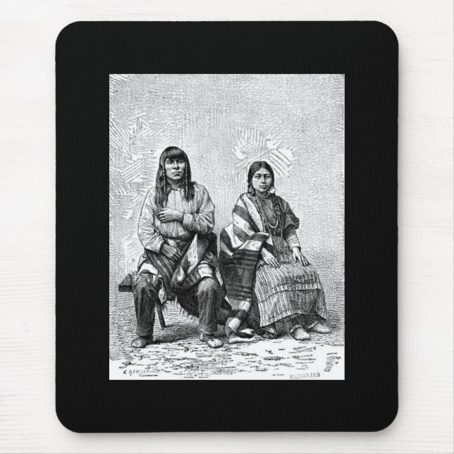 Mouse Pad de Índios Americanos (Frente)