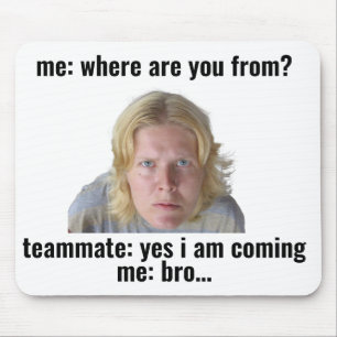 Mouse Pad de Meme de Jogos Divertido - "Sim, Estou