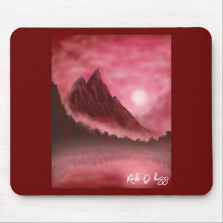 Mouse Pad de Montanha Maroon