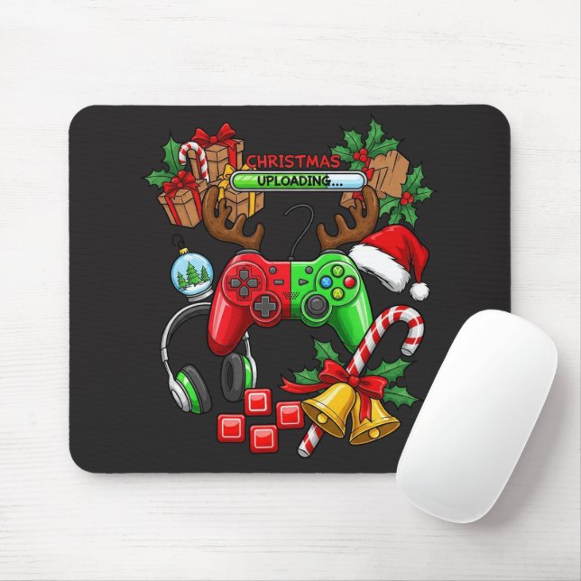 Mouse Pad de Natal (Com mouse)