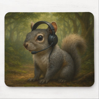 Mouse Pad de Ops Florestais de Esquilha - Arte Spy
