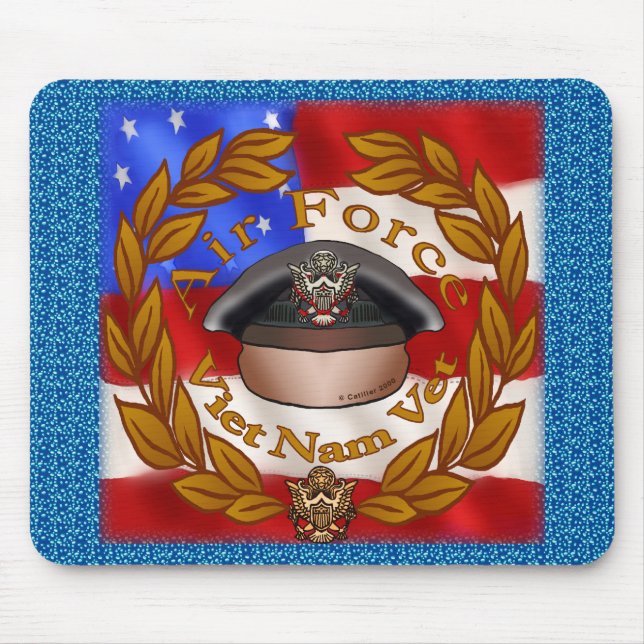 Mouse pad de veterano da Força Aérea no Vietnã (Frente)