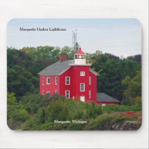 mouse pad do farol de Marquette Harbor