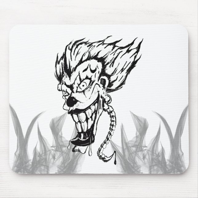 mouse pad do palhaço mau (Frente)