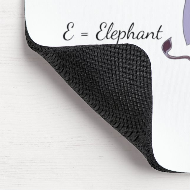 Mouse Pad Elefante Roxo - Lindo Elefante para Mesa (Canto)