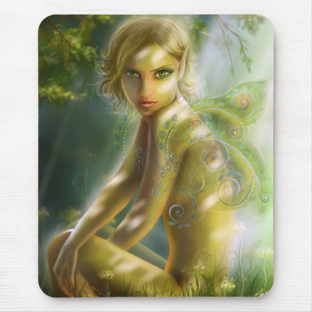 Mouse Pad "Elf in wood" (Frente)