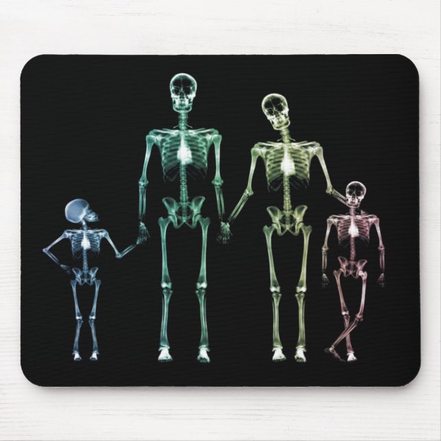 mouse pad esqueleto raio x legal (Frente)