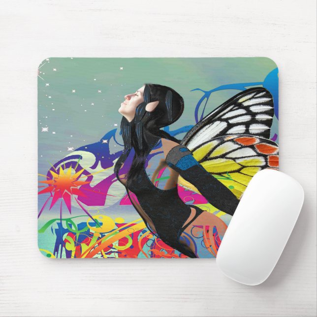 Mouse Pad Estrela Mágica (Com mouse)