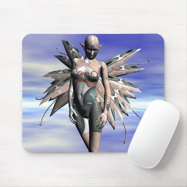 Mouse Pad Fantasia de Elfo (Com mouse)
