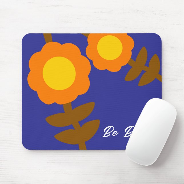 Mouse Pad Floral Sunny Bloom (Com mouse)