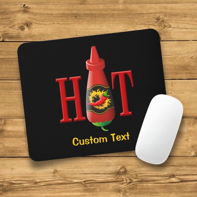 Mouse Pad Garrafa de Molho Quente (Criador carregado)