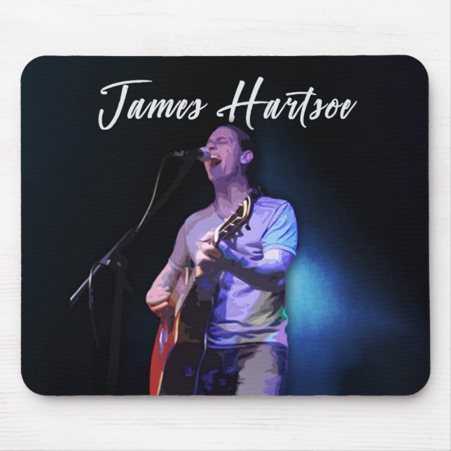 Mouse Pad - James Hartsoe cantando (Frente)