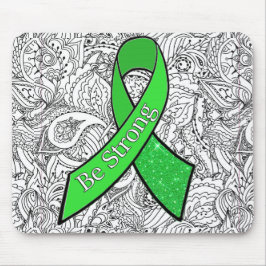 Mouse Pad Laço Fique Forte Conscientização da Doen