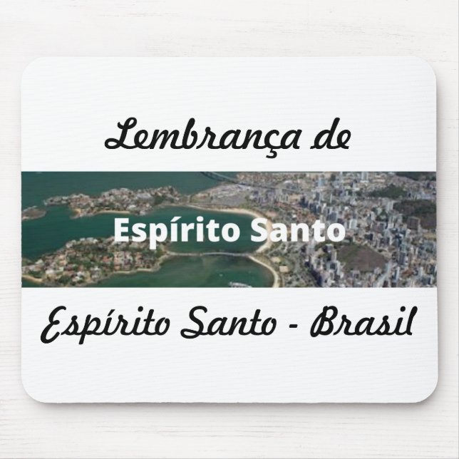 Mouse pad lembrança do Espírito Santo (Frente)