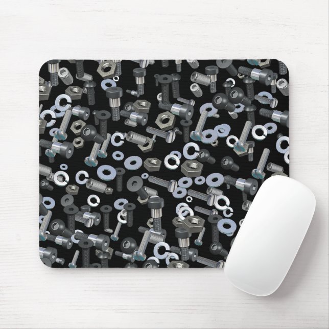Mouse Pad - Loucos e parafusos (Com mouse)