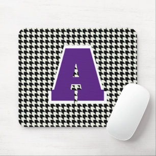 Mouse pad monograma xadrez