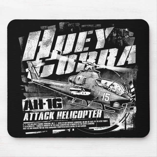 Mouse Pad Mousepad HueyCobra AH-1G (Frente)