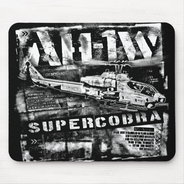 Mouse Pad Mousepad SuperCobra AH-1 (Frente)