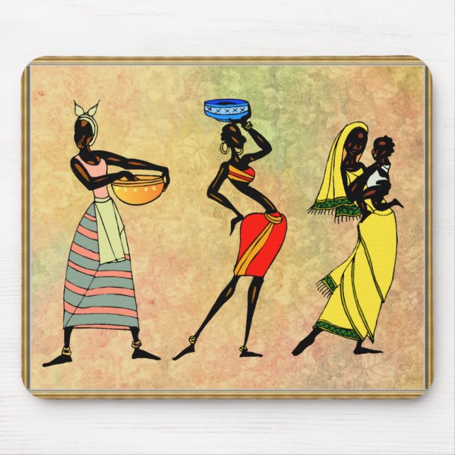 Mouse Pad Mulheres de África (Frente)