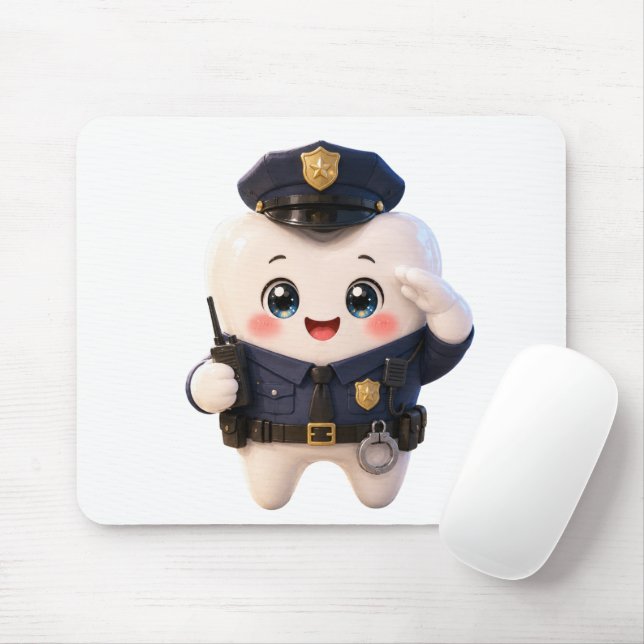 Mouse Pad Oficial de Polícia Dentária (Com mouse)