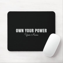 Mouse Pad Personalizado 'Assuma o Controle – Femin
