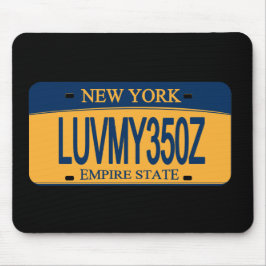 Mouse Pad Placa de Licença 350Z NY