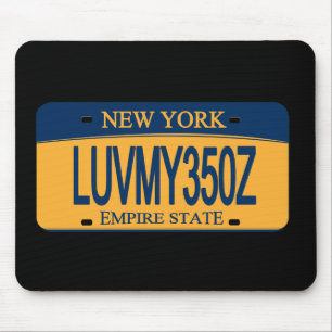 Mouse Pad Placa de Licença 350Z NY