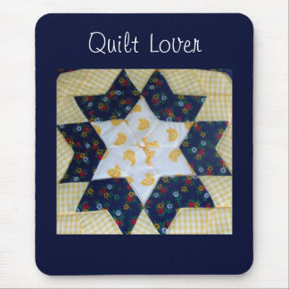 Mouse Pad - Star Quilt Pattern